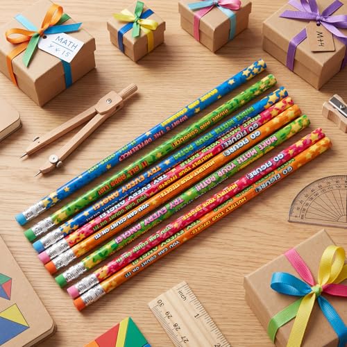 Fuyoooo pack de 144 lápices de matemáticas color negro miniatura 3