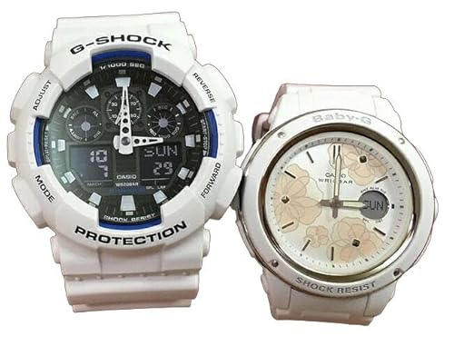 [�J�V�I]CASIO �y�A�E�H�b�` G-SHOCK G�V���b�N BABY-G �x�r�[G �N�I�[�c �����y�A�P�[�X���� 2�{�Z�b�g �A�i�f�W GA-100B-7AJF BGA-150FL-7AJF �r���v[�������K�i]