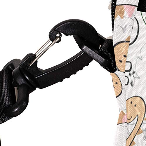 Funda bandolera para portátil 15.4" acolchada e impermeable Dinosaurs 4