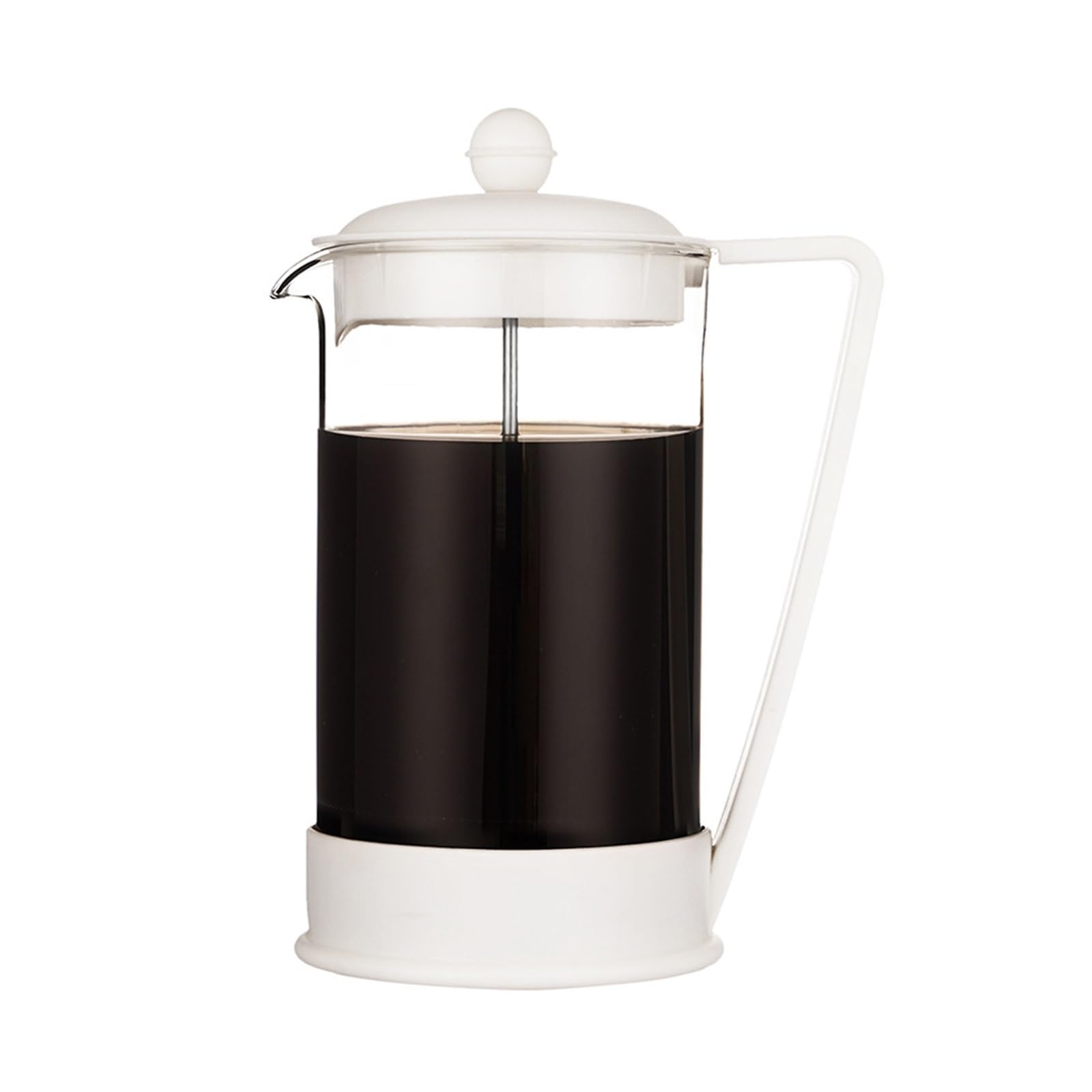 JINSHANLIANG Hand-Poured French Coffee Maker Hand-Poured French Coffee Maker French Press Pot Full Stainless Steel Pressure Core Filter(C)