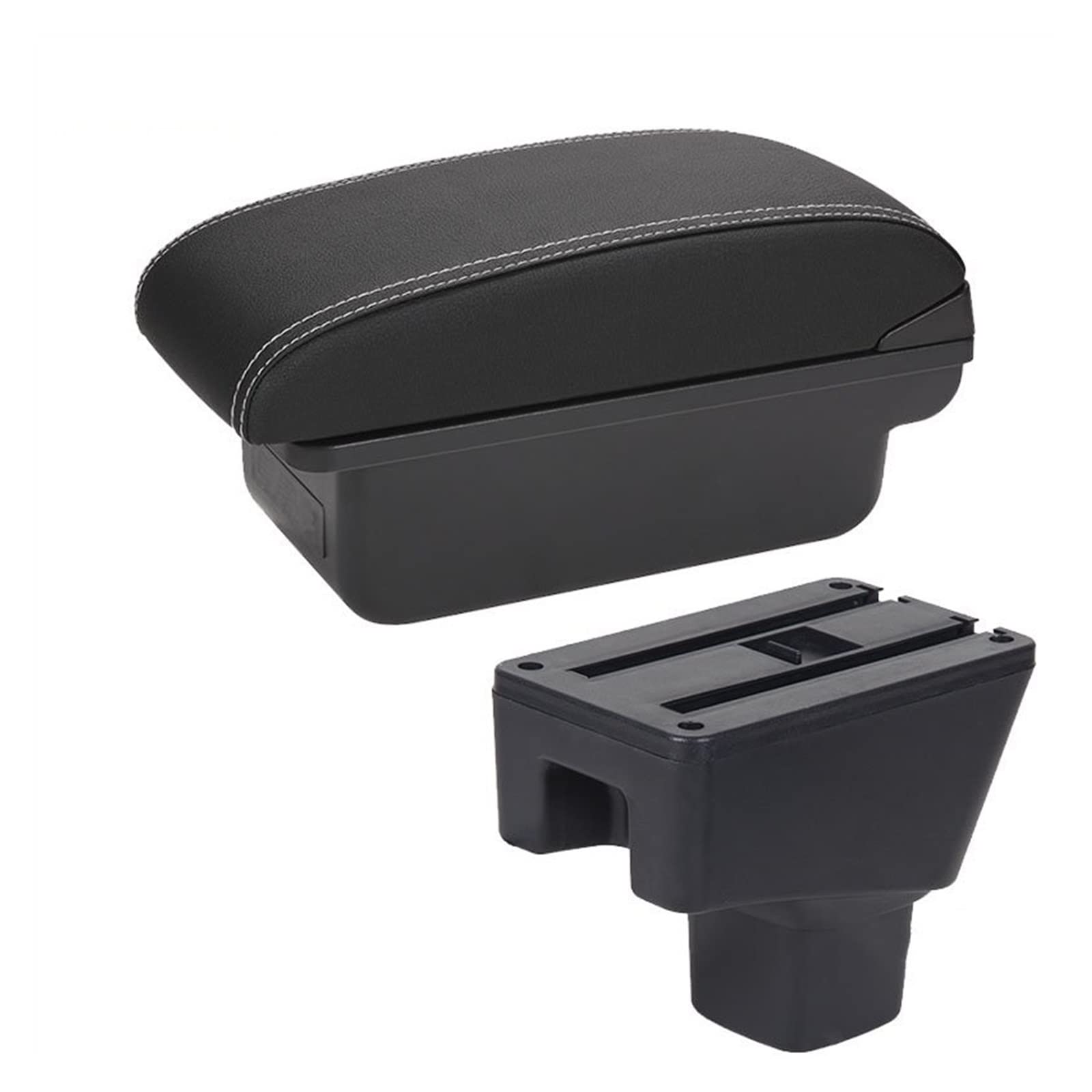Car Armrest Box For SUZUKI SX4 Armrest Interior Parts Retrofit Parts Storage Box Car Accessories Interior Details USB(C3 NOUSB)
