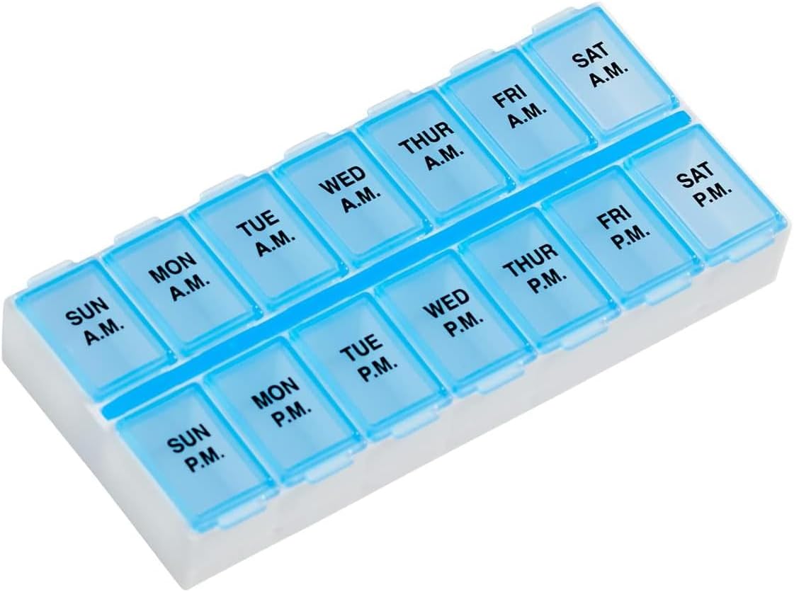 Weekly AM/PM Pill Organizer
