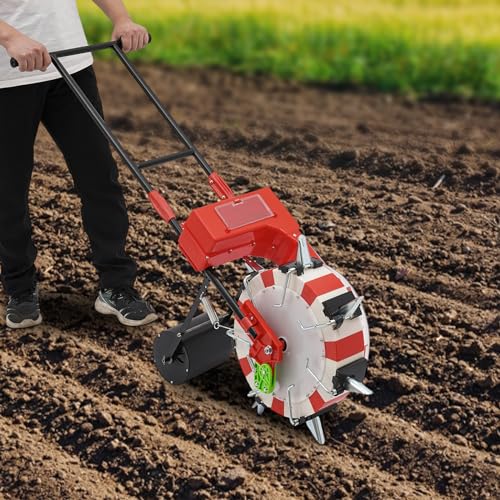 Roller Seeding Hand Push Seeder Garden Seeder miniatura 3