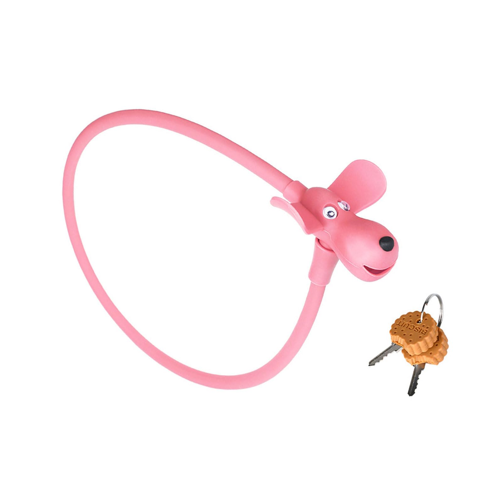Laikoutd B Universals Icycles Creative Iscuits Dog Road Ike Rings Locks For Ikes Helmet Door Enduring Silicone Cover Cable
