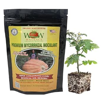 Wallace Organic Wonder Mycorrhizal Inoculant (1 lb) - Organic Root Stimulator for Plants and Garden Soil