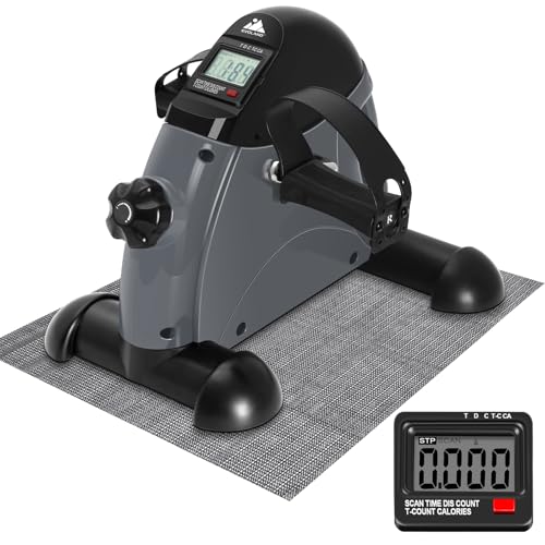 EVOLAND Mini Fitnessrad für zu Hause Arm- und Beintrainer Fitnesstrainer...