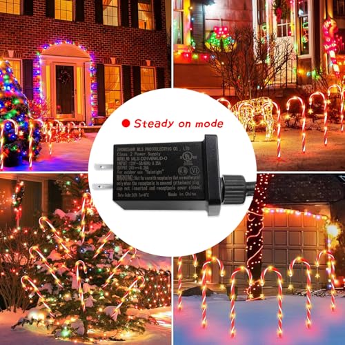 Image of 24V 6W LED Power Supply Low Voltage LED Transformer Class 2 Power Supply Waterproof IP44 Seasonal Use LED Driver US Plug LED Adapter for String Light, Projector Light, Lawn Lamp (1)