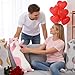 SHINUOER Cute Cat Plush Long Body Pillow – Soft Cartoon Stuffed Animal Doll, Kawaii Cat Plushie Valentines Day Gifts for Kids, Girls & Girlfriend (Gray, 19.7 Inch)