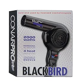 Alternative view of Conair BB075W Pro Blackbird Hair Dryer 2000 Watt