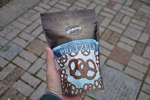 Vermont Nut Free Chocolates Covered Mini Twist Pretzels (Milk Chocolate) 7 Ounces #TOP4
