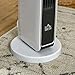 HOMCOM Indoor Tower Space Heater with 2 Heater 1100W/2200W and Fan, Floor Electric Heater for Office, with Timer, Remote HOMCOM Indoor Tower Space Heater with 2 Heater 1100W/2200W and Fan, Floor Electric Heater for Office, with Timer, Remote