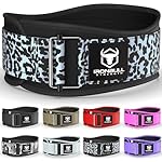 Weight Lifting Belt for Men and Women - Great for Squats, Deadlift, Lunge, Exercises and Training - Best for Olympic, Cross-Training and Bodybuilding Workout