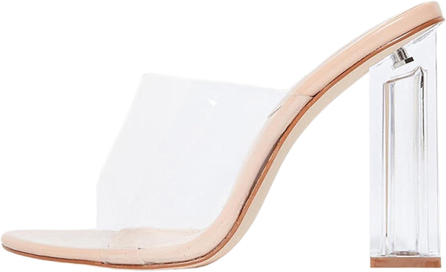 EGO Perspex Block Clear Heels | Women's 