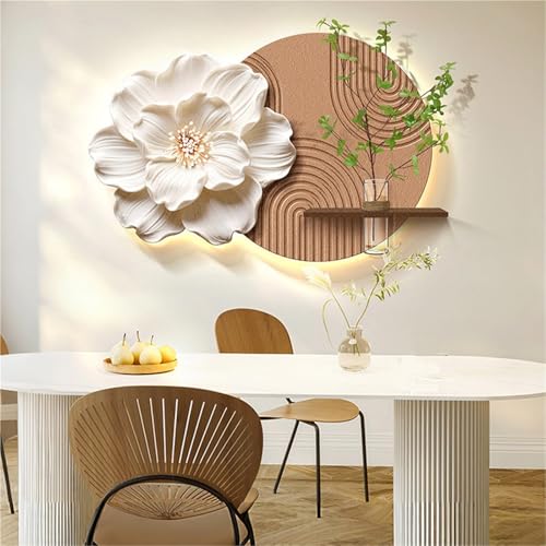 Plante verte créative lumineuse YAIUNHIQ pour raviver un mur sombre