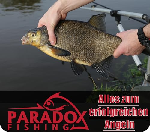 Paradox Fishing Vorfach Box mit 16 Wicklern und Pins - Vorfachaufwickler Vorfach Tasche für Vorfachhaken und Angelhaken