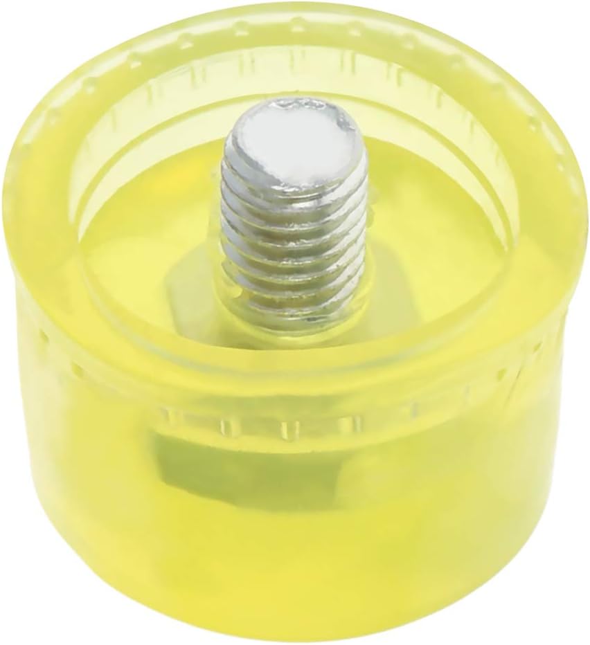 Bettomshin 1.57 inch Diameter Mallet Hammer Replacement Rubber Head Plastic Striking Hammer Tip 1set
