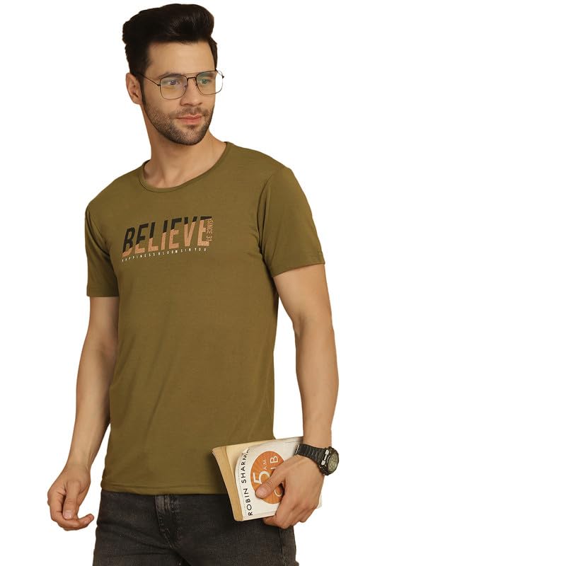 Image of Mack Jonney Regular Fit Mens Tshirts(Pack of 1-MACK632078)