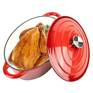 Kerilyn 4,5 QT Owalny Garnek Żeliwny