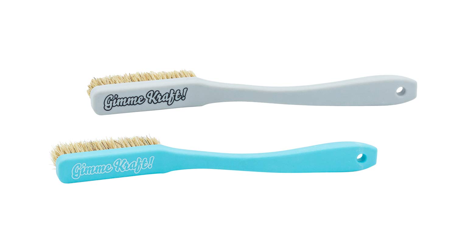 Gimme Kraft! Dicker Bert Climbing Brush with Boar Bristles Climbing (Blue)