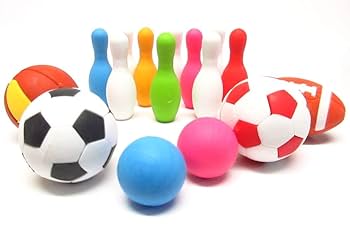 商品確認中！　おもしろ消しゴム　野球　文房具　計5個 イワコー おもしろ 消しゴム 学校 スポーツ 文房具 ボーリング