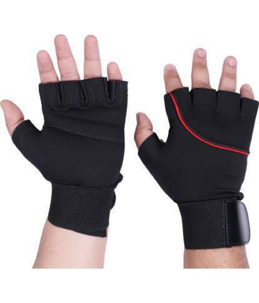 EmmEmm Neoprene Sports Leather Gym Gloves for Weight Lifting, Cycling and Exercise (B097PW3MY1) Amazon Price History, Amazon Price Tracker