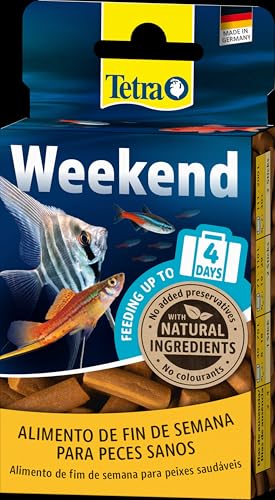 Tetra Min Weekend – Palitos compactos para la alimentación de todos los peces ornamentales durante el fin de semana o hasta 4 días, 10 unidades