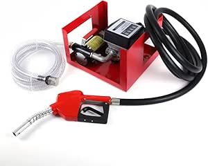 70L/in Big Flow Diesel Fuel Transfer Pup Obile Oil Diesel Dispenser - Pup Gun Flow Rate Eter Nozzle Floweter, Fuel Kit Set Assebly Gas Station Autoatic Auto - Foto 8