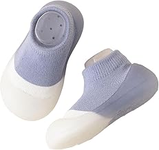 TS WITH TECHSUN Walking Baby Sneakers Floor Socks Plain Cotton Lightweight Soft Sole Casual Anti Slippery Shoes For Party, Indoor Use