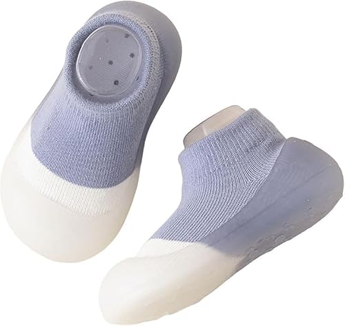 TS WITH TECHSUN Walking Baby Sneakers Floor Socks Plain Cotton Lightweight Soft Sole Casual Anti Slippery Shoes For Party, (20/21 (Sole (L) -12.5CM) (12-16 Months), Kids Shoe)
