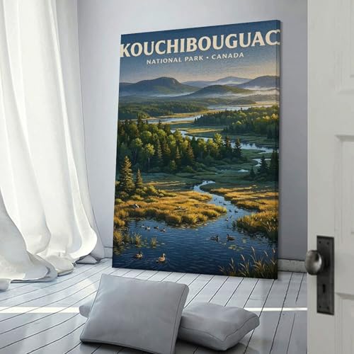 Toile Bologne Italie vintage pour la décoration du couloir ou bureau