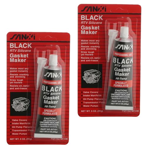 Masterpart Oven Glass Door Glue High Temperature Heat Resistant Silicone Adhesive Black Pack Of 2