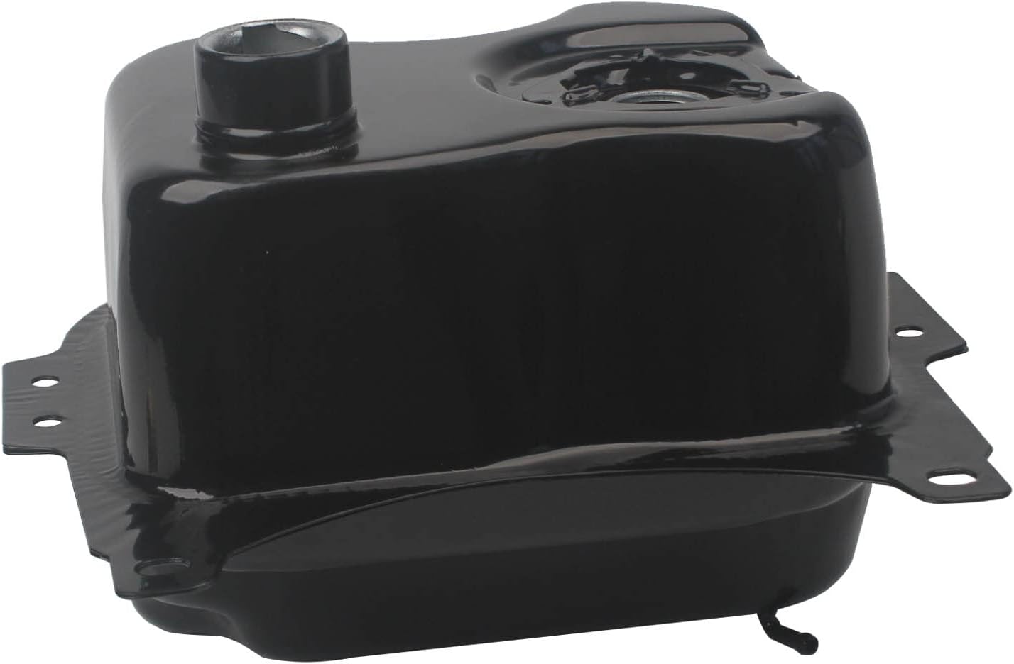 Minho Motorcycle Scooter Gas Fuel Tank in Iron Material Compatible with Chinese GY6 Scooter R9 R5 Jonway 125cc 150CC,Black color