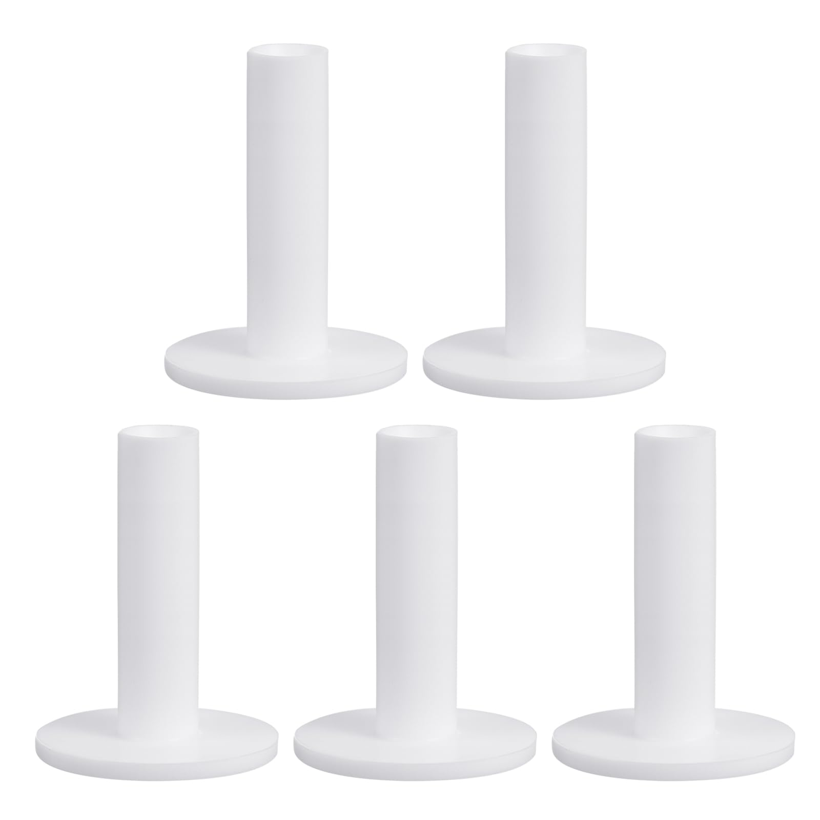PATIKIL 3.3 Inch Rubber Golf Tees, 5 Pack Tall Practice Training Driving Range Tees Stable Ball Holder for Outdoor Indoor Hitting Mat, White