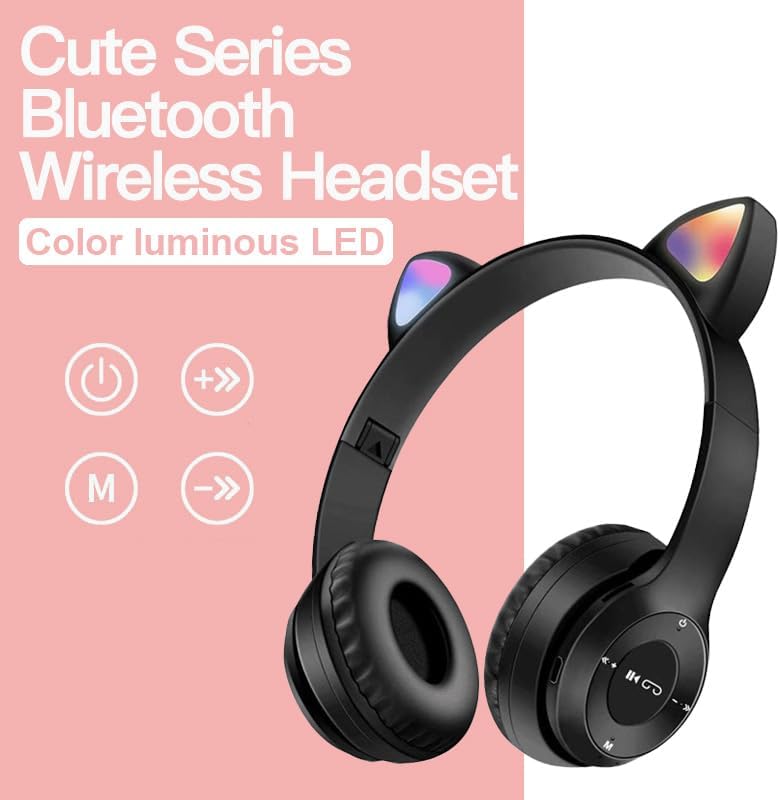 Upgraded Headphones Over Ear Hybrid Noise Cancelling with Transparent Modes Wireless Bluetooth with Mic Soft-Earpads Deep Bass Hi-Fi Audio Comfortable Fit Long Playtime for Office Home Travel Black image 4
