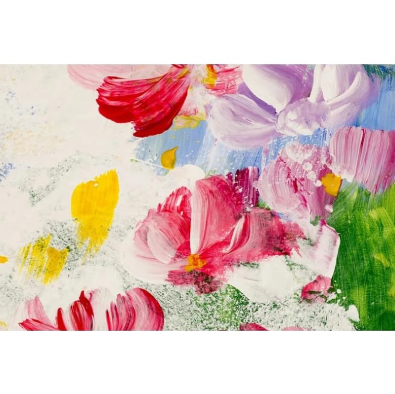 Papier peint photo 3D fleurs décoration murale chic