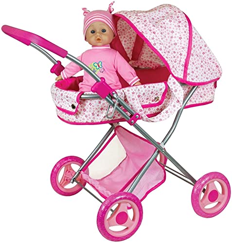 Lissi 00613N Deluxe Doll Pram With 13 Inch Baby Doll thumb #2