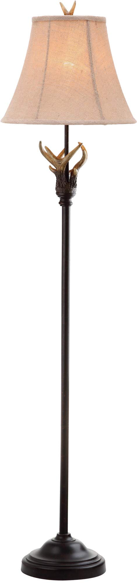 Lighting Collection Sundance - Lámpara de pie rústica de granja, color marrón, 62 pulgadas, para sala de estar, dormitorio, oficina en casa (bombilla LED incluida) 2