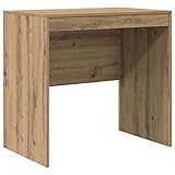 Design moderne avec des lignes épurées et un élégant aspect chêne artisanal, s'adapte à tous les styles d'intérieur. Crée une atmosphère esthétique dans les bureaux, les salons ou les lofts. La surface lisse est parfaite pour les ordinateurs portables et les travaux d'écriture.