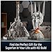 4D Build, Lord of The Rings Barad-Dur Eye of Sauron 3D Model Kit, Lord of The Rings Collectibles & Desk Décor, Adult Puzzle, Building Toys, 204 Pieces, 3D Puzzles for Ages 12 & Up