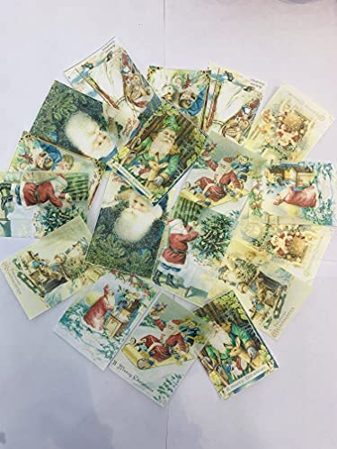 N\A A-156 18 Pieces Of Santa Claus Card Wafer Paper thumb #3