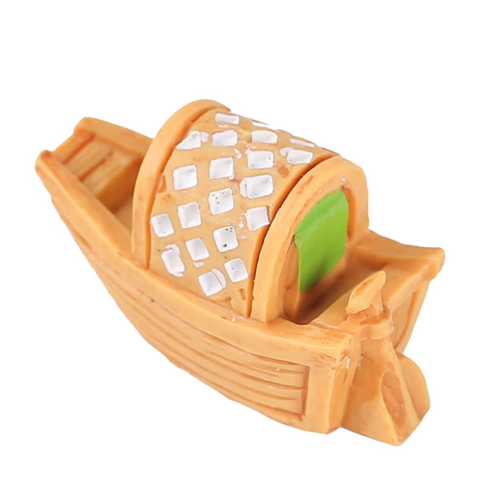 Wambere 5 stuks miniatuur boot schip hout zeilboot model