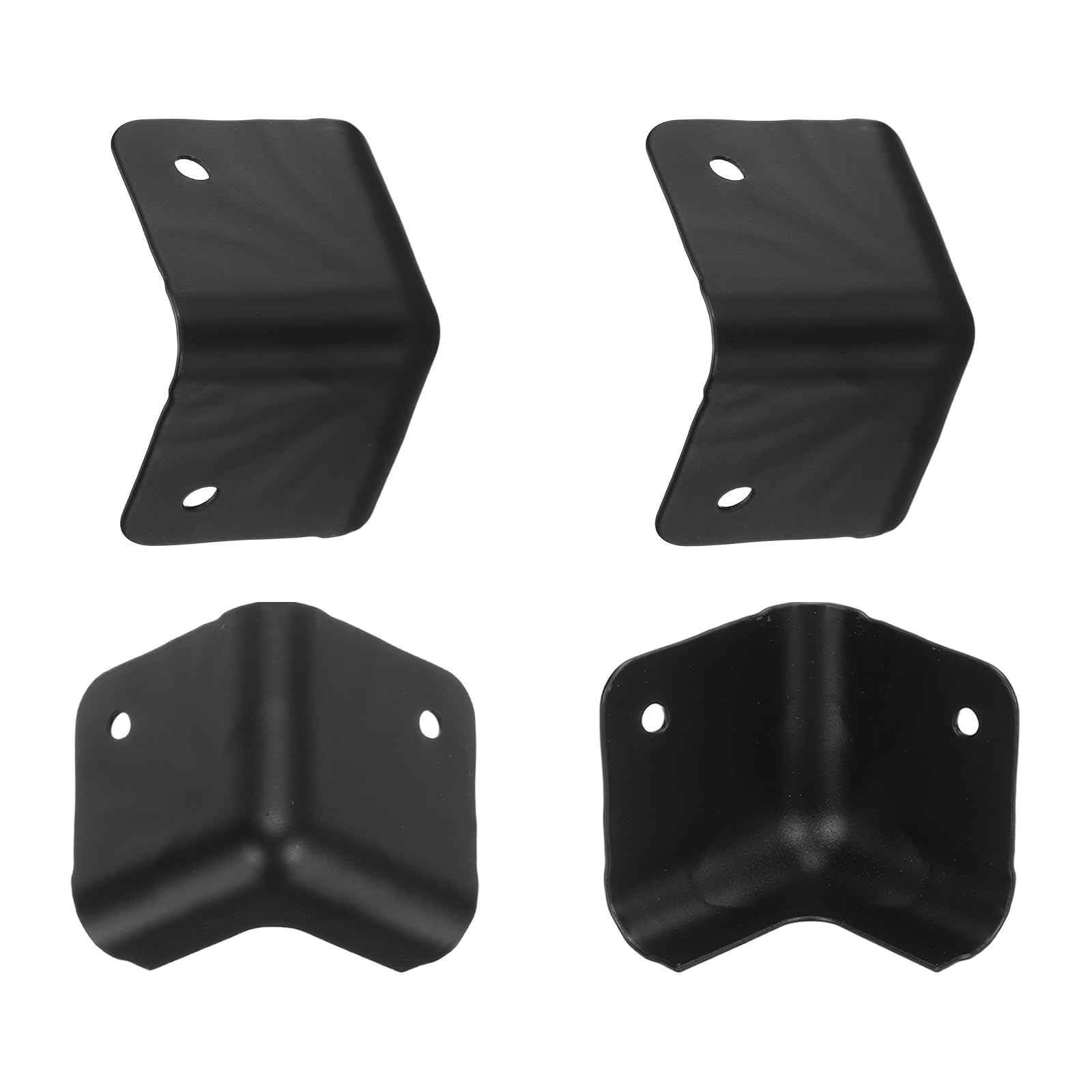 Muiltvoe 16 Pcs Speaker Cabinet Corners Protector 47x47x47mm Metal Stackable Guard Wrap Angle Case Edge Box Protection for Stage DJ o Sound Case