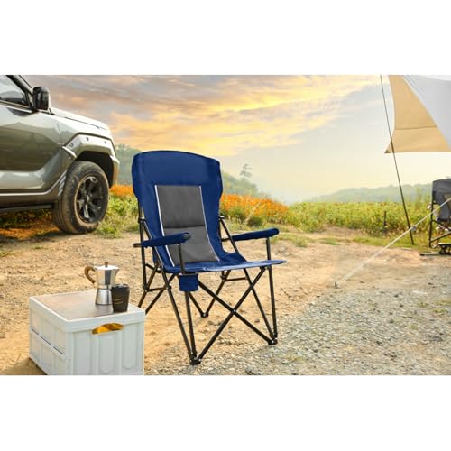Chaise de camping robuste en acier au design pliable durable