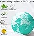 Magnesium Menthol Fizzing Bath Bomb Eucalyptus Peppermint Epsom Salt Refreshing Bubble Spa with Essential Oil Infused Post Workout Sore Muscles Recovery Gift