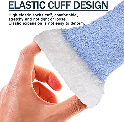 sockfun Super Soft Fluffy Plush Slipper Socks, Fuzzy Socks Cozy Gifts Socks For Women Girls3