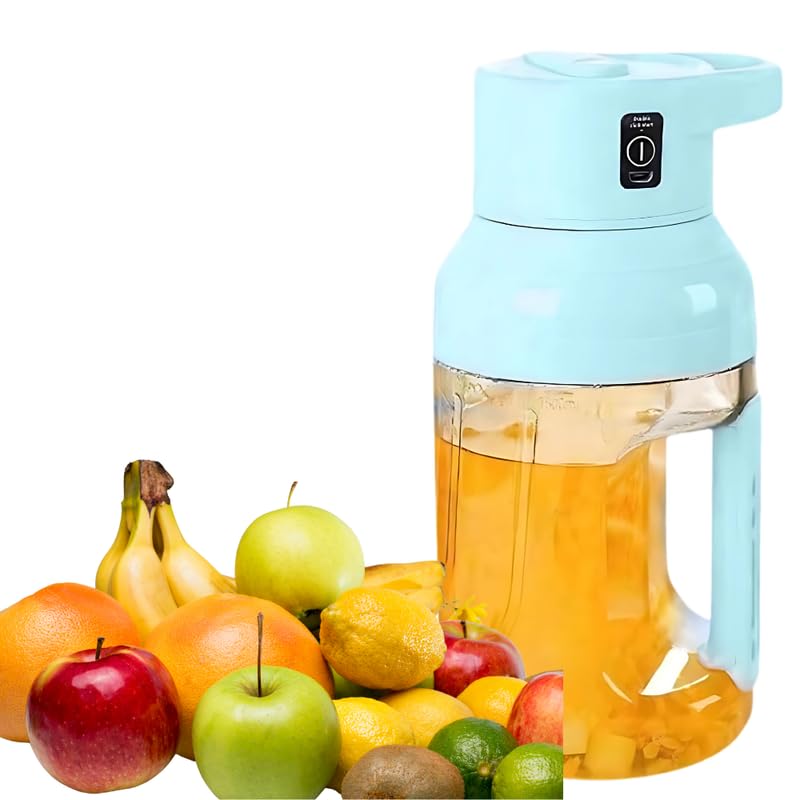 Drumstone 𝐋𝐢𝐦𝐢𝐭𝐞𝐝 𝐰𝐢𝐭𝐡 𝟏𝟓 𝐘𝐞𝐚𝐫𝐬 𝐖𝐚𝐫𝐫𝐚𝐧𝐭𝐲 Rechargeable 1.5L Portable Blender – USB Charging, 8-Blade Smoothie Maker with 1500mAh Battery, Compact Design for Juices, Shakes-image-49