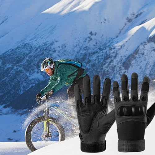 Guantes de invierno de pantalla táctil para correr y moto 4