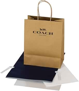 COACH コーチ ギフトボックス合計161点各種 とシールと紙袋 Amazon | [コーチ] プレゼントキット 茶袋 小 Gift Kit Paper Bag