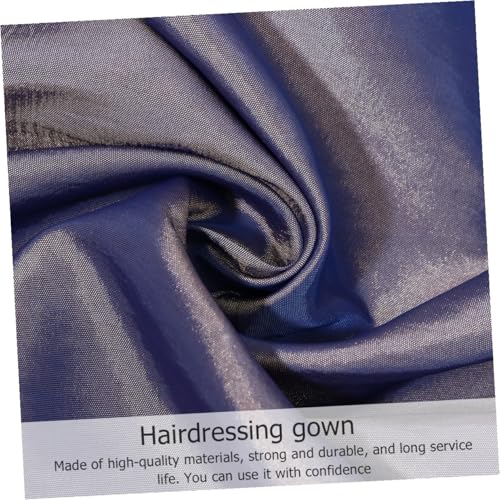 CLISPEED Delantal para Barbero Barbería para Teñir Cabello delantal protector para salón de peluquería y spa, Dorado y Gris miniatura 3