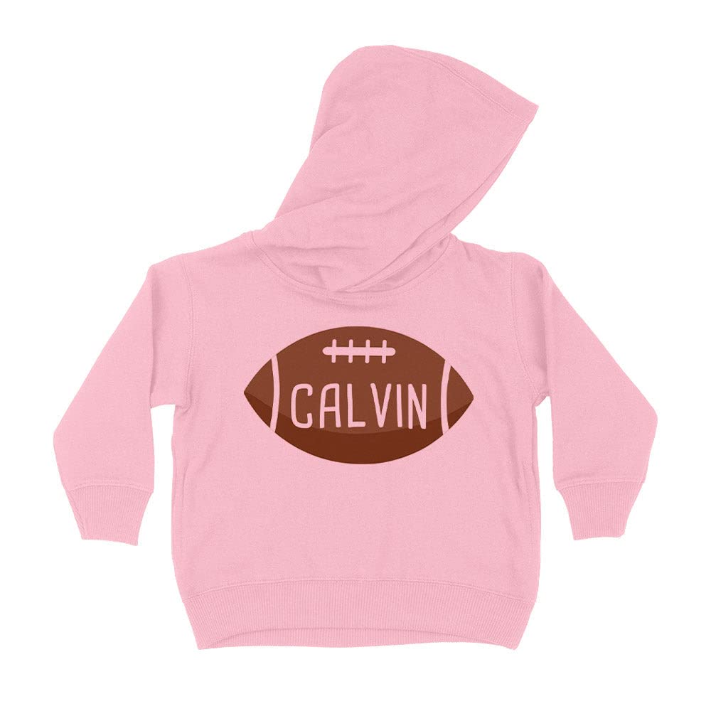Football Calvin Kids Hoodie Sweatshirt Toddler 2T Light Pink